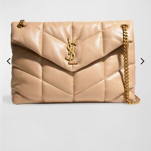 Saint Laurent Loulou Puffer Quilted Leather Crossbody Bag